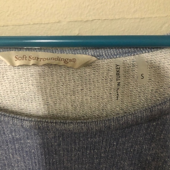 Soft Surroundings Oversized Terrycloth Tunic SZ S - Picture 2 of 6